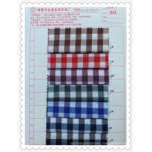 yarn dyed small check oxford fabric